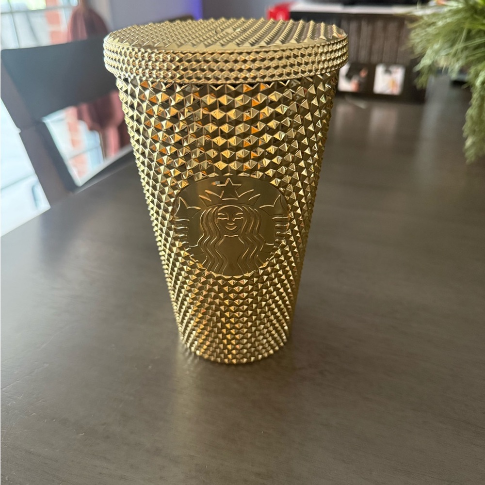 Starbucks Gold Studded 16oz Tumbler